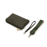 Lylah Dark Olive Pouch/Clutch