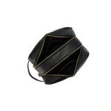 Hugo Wash Bag Black with Black & White Stripe