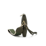 Lylah Dark Olive Pouch/Clutch