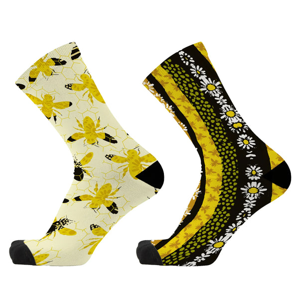 Honey Bee Odd Socks