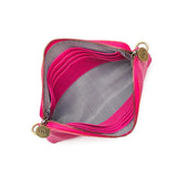 Kiara Fuchsia Crossbody Clutch Bag