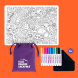 Outback Re-FUN-able Colouring Set