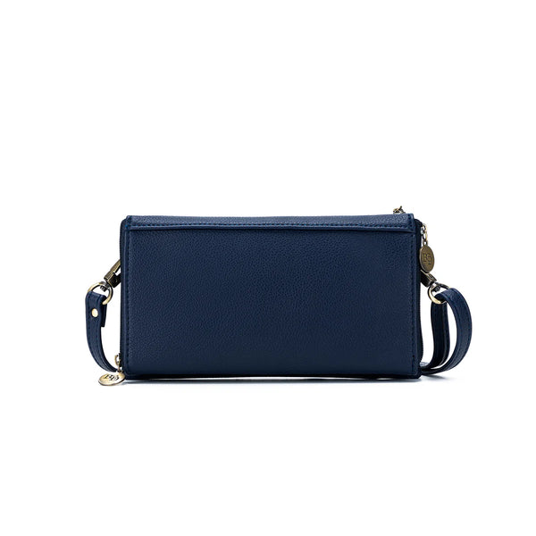 Roxie Deep Navy Crossbody Wallet