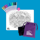 Underwater Re-FUN-able Colouring Set