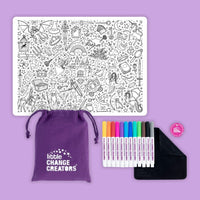 Spellbound Re-FUN-able Colouring Set