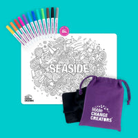 Seaside Re-FUN-able Colouring Set