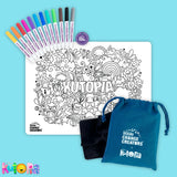 KUTOPIA Re-FUN-able™ Colouring Set by Kasey Rainbow - NEW!