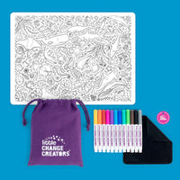 Underwater Re-FUN-able Colouring Set