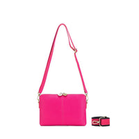 Kiara Fuchsia Crossbody Clutch Bag