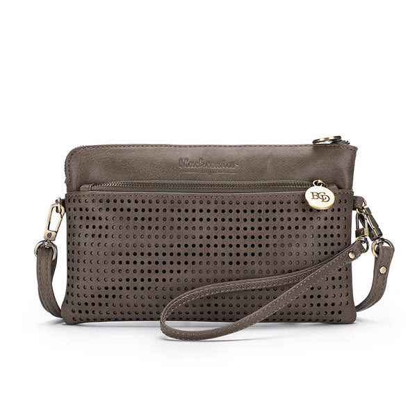 Nina Dark Taupe Crossbody/Clutch