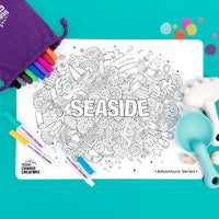 Seaside Re-FUN-able Colouring Set