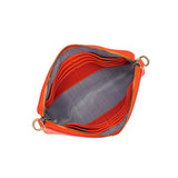 Kiara Orange Crossbody Clutch