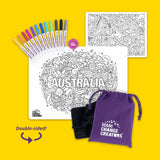 Australia Re-FUN-able Colouring Set