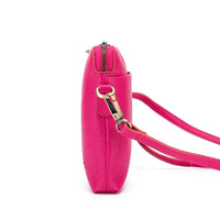 Kiara Fuchsia Crossbody Clutch Bag