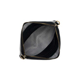 Florence Black & White Stripe Pouch & Crossbody Bag