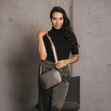 Daniella Pewter Crossbody Bag