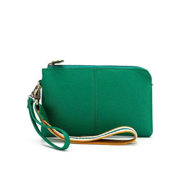 Lylah Green Pouch/Clutch