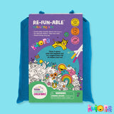 KUTOPIA Re-FUN-able™ Colouring Set by Kasey Rainbow - NEW!