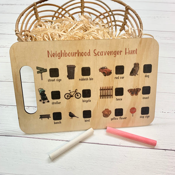 Scavenger Hunt Board-Neighbourhood