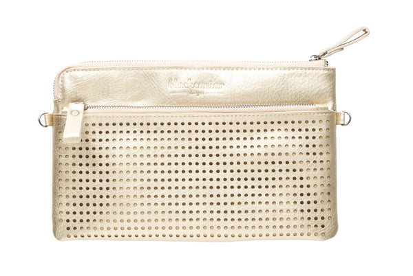 Nina Gold Crossbody/Clutch