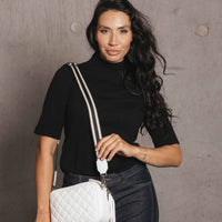 Mattea White Crossbody Bag