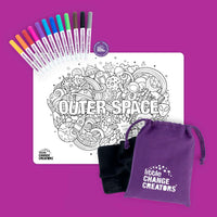 Outer Space Re-FUN-able Colouring Set